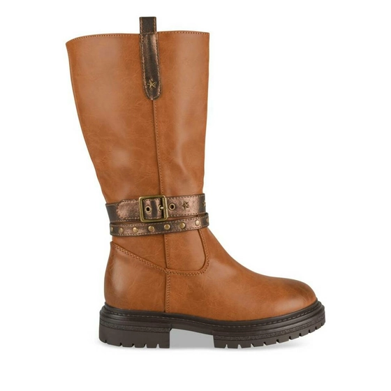 Bottes COGNAC LOVELY SKULL