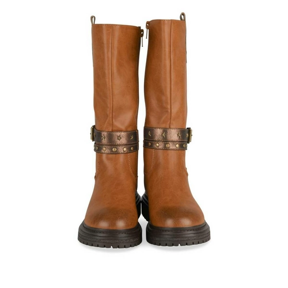 Bottes COGNAC LOVELY SKULL