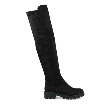 Thigh-High Boots BLACK MERRY SCOTT