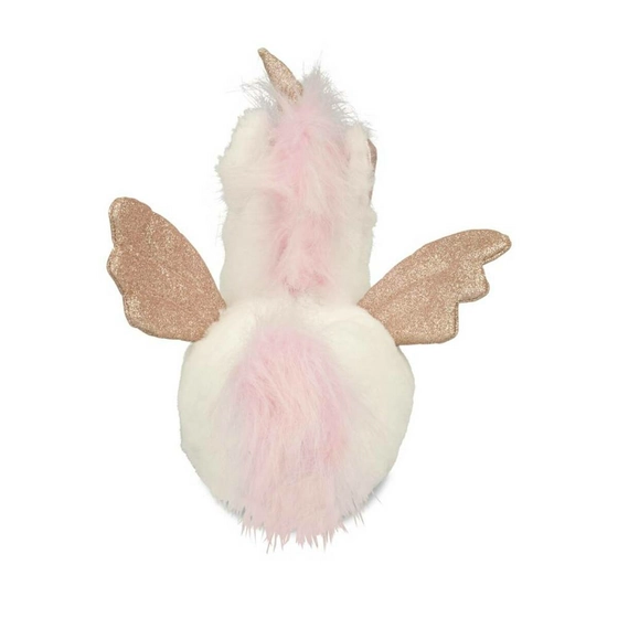 Plush slippers unicorn WHITE MERRY SCOTT