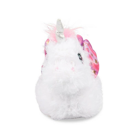 Chaussons peluche licorne BLANC NINI & GIRLS