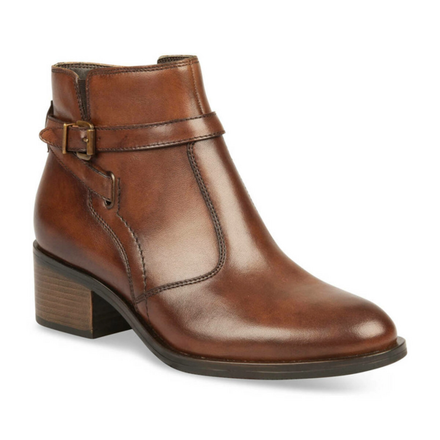 Ankle boots COGNAC MEGIS ELEGANT