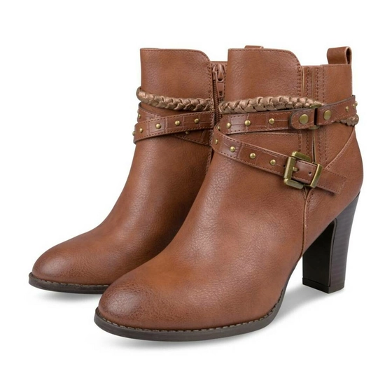 Ankle boots COGNAC MY BOTEGA