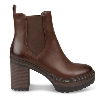 Ankle boots COGNAC ANGELA THOMPSON