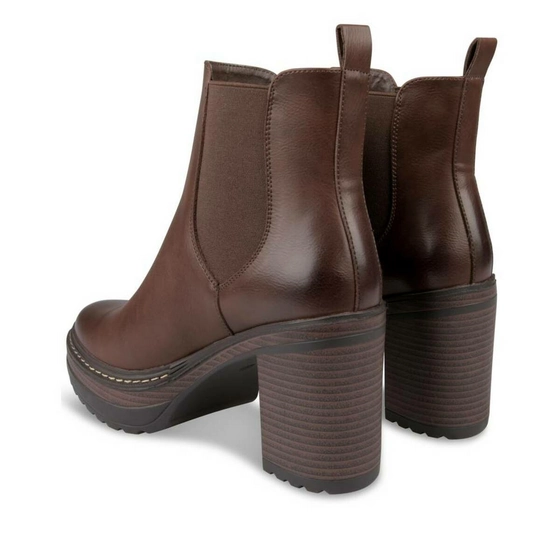 Ankle boots COGNAC ANGELA THOMPSON