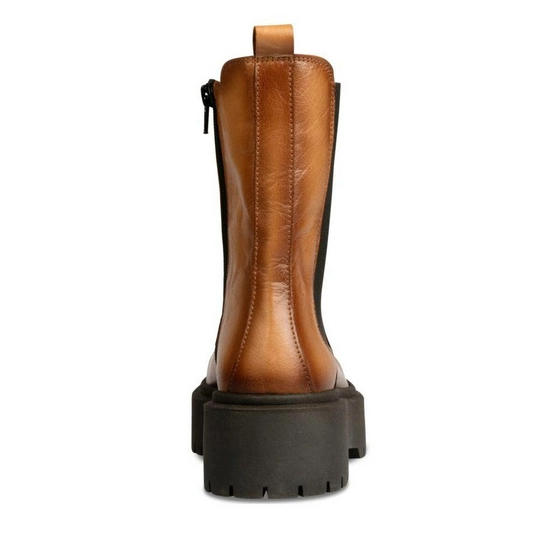 Bottines COGNAC SINEQUANONE