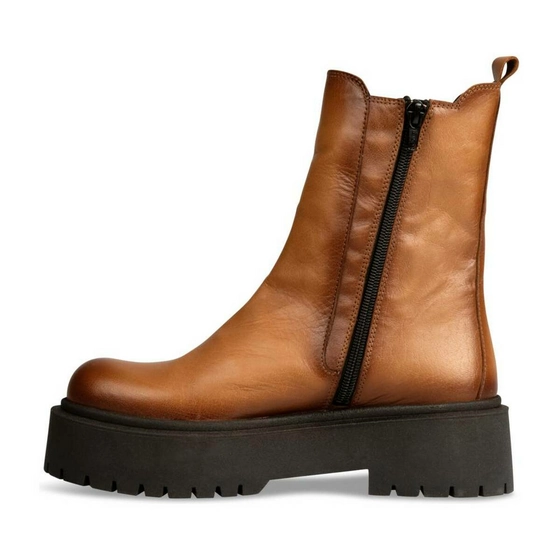 Bottines COGNAC SINEQUANONE