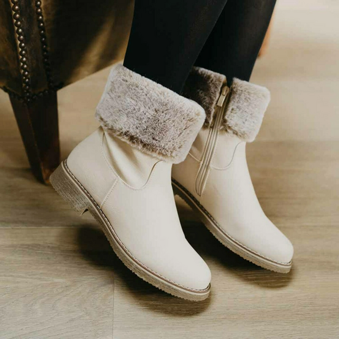 Ankle boots BEIGE PHILOV