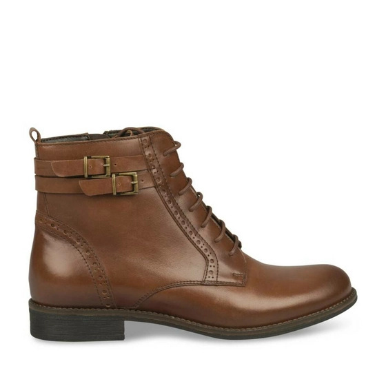 Bottines COGNAC MEGIS ELEGANT