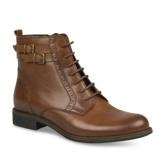 Bottines COGNAC MEGIS ELEGANT