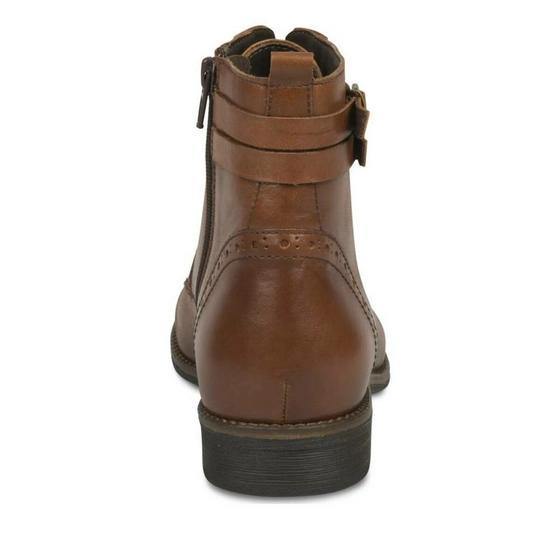 Bottines COGNAC MEGIS ELEGANT