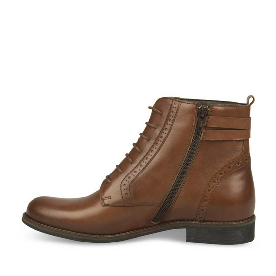 Bottines COGNAC MEGIS ELEGANT