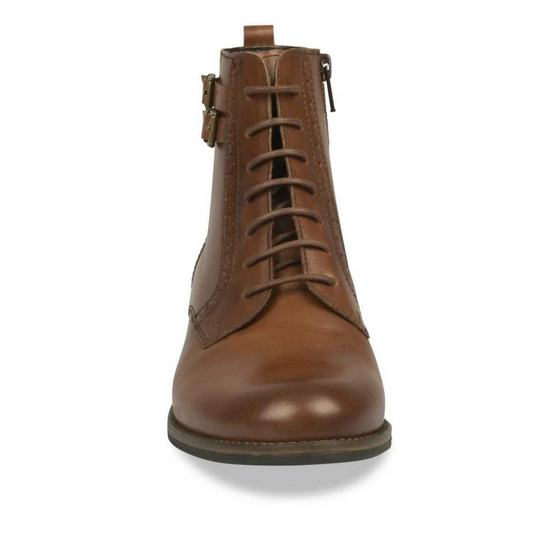 Bottines COGNAC MEGIS ELEGANT