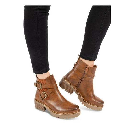 Ankle boots COGNAC MERRY SCOTT