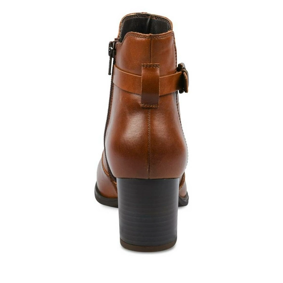 Bottines COGNAC MEGIS ELEGANT