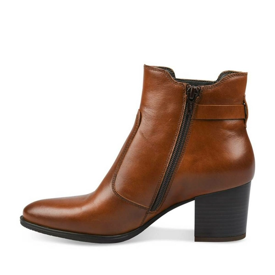 Bottines COGNAC MEGIS ELEGANT