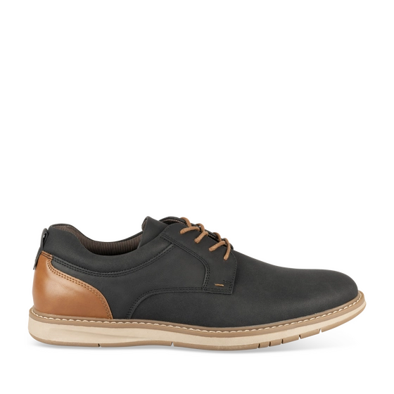 Derbies NOIR DENIM SIDE