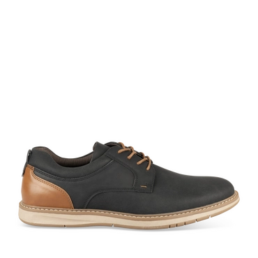 Derbies NOIR DENIM SIDE