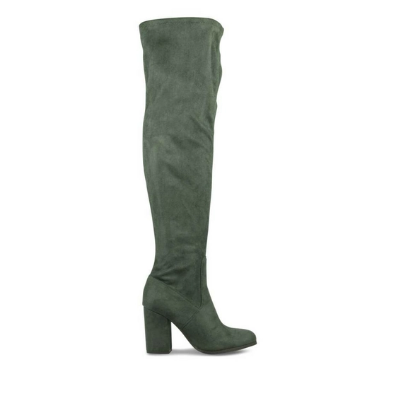 Thigh-High Boots GREEN MY BOTEGA