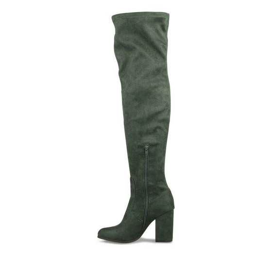 Thigh-High Boots GREEN MY BOTEGA