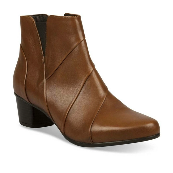 Ankle boots COGNAC MEGIS ELEGANT