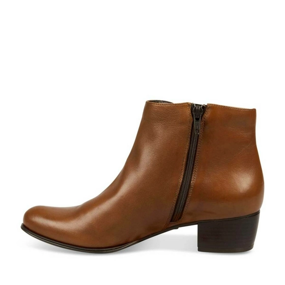 Ankle boots COGNAC MEGIS ELEGANT