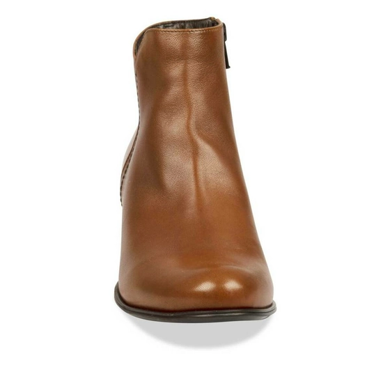 Ankle boots COGNAC MEGIS ELEGANT