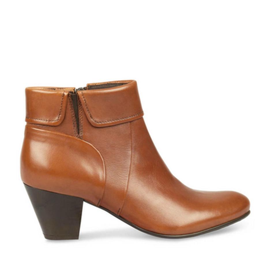 Bottines COGNAC MEGIS ELEGANT