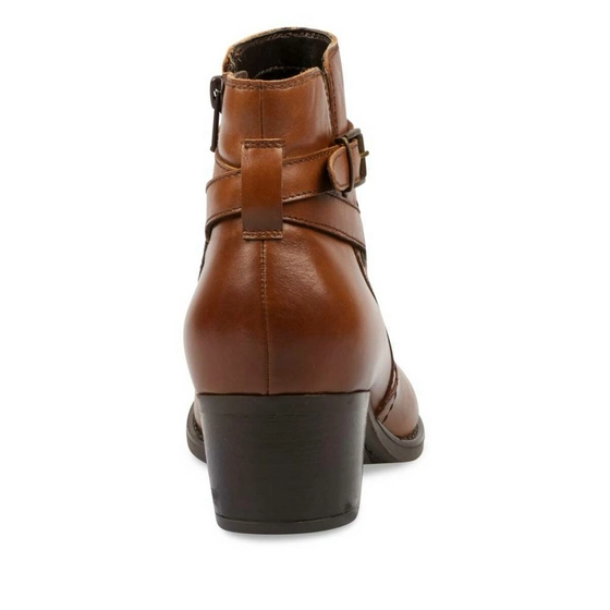 Bottines COGNAC MEGIS ELEGANT