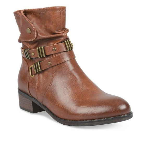 Ankle boots COGNAC MERRY SCOTT