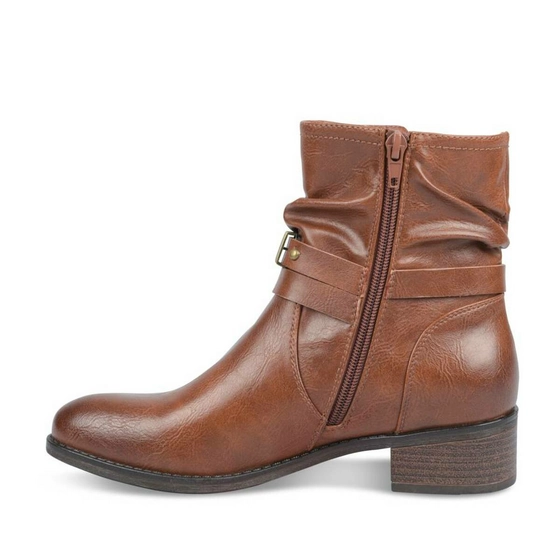 Ankle boots COGNAC MERRY SCOTT