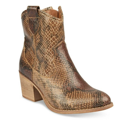 Ankle boots COGNAC ANGELA THOMPSON