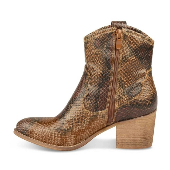 Ankle boots COGNAC ANGELA THOMPSON