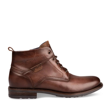 Bottines MARRON DENIM SIDE CUIR