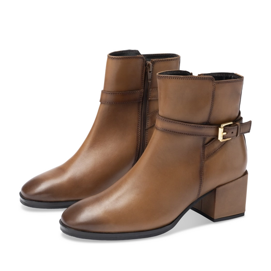 Ankle boots COGNAC SAN MARINA