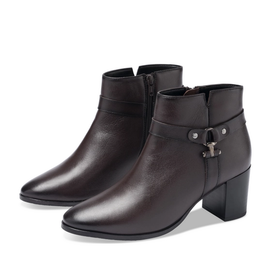 Ankle boots BURGUNDY SAN MARINA