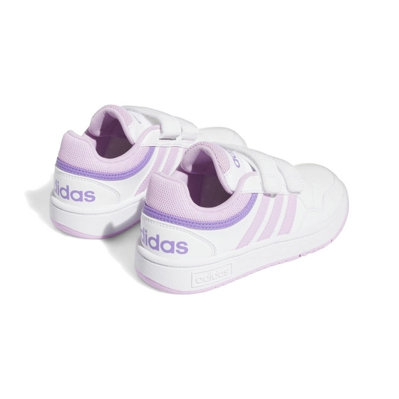 Baskets BLANC ADIDAS HOOPS