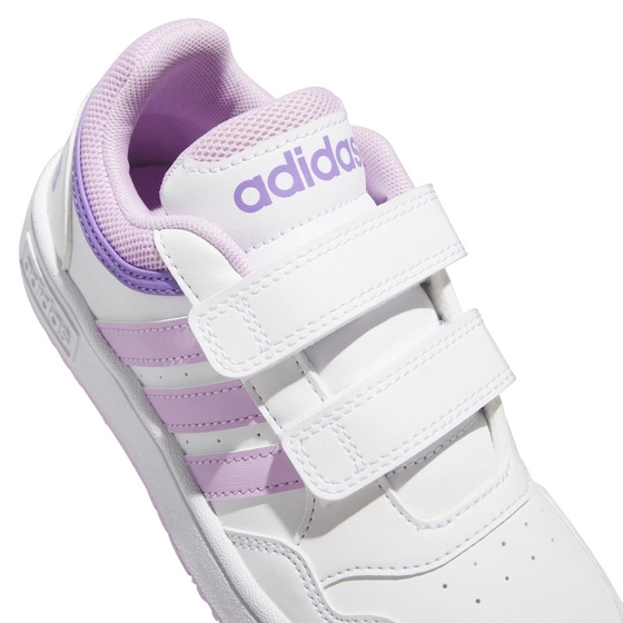 Baskets BLANC ADIDAS HOOPS