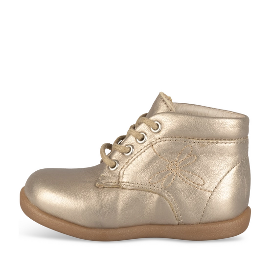 Ankle boots GOLD FREEMOUSS GIRL LEATHER