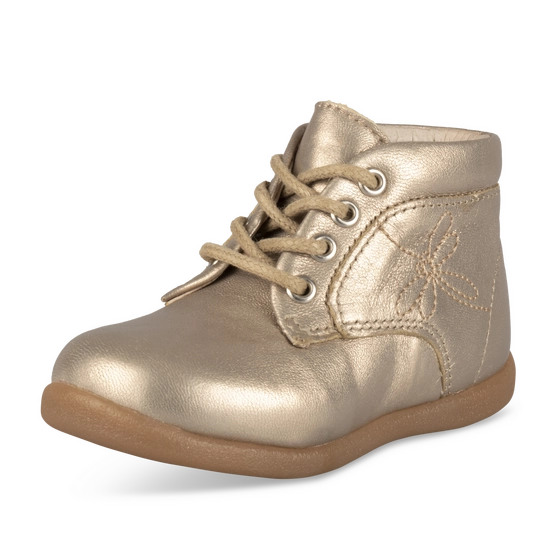 Ankle boots GOLD FREEMOUSS GIRL LEATHER