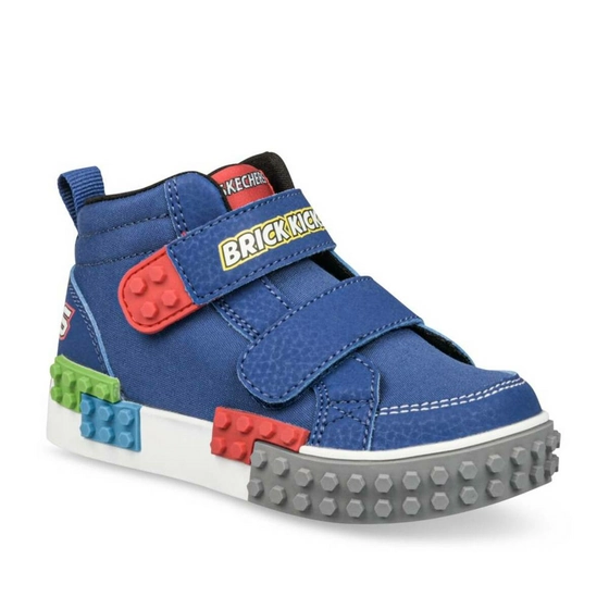 Baskets BLEU SKECHERS Kool Bricks Lil Constructor