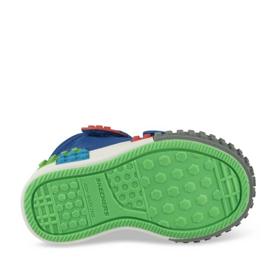 Baskets BLEU SKECHERS Kool Bricks Lil Constructor