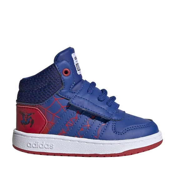 Baskets BLEUES ADIDAS Hoops Mid 2.0 Marvel