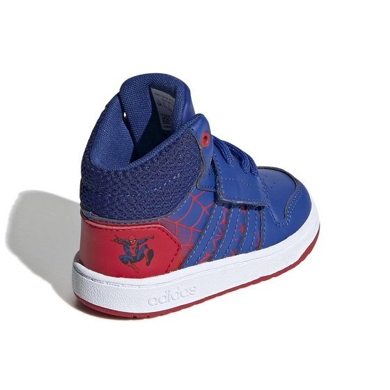 Baskets BLEUES ADIDAS Hoops Mid 2.0 Marvel