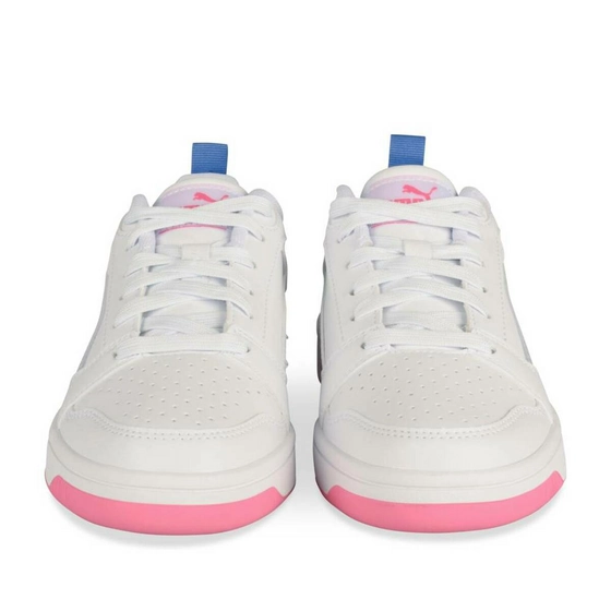 Baskets BLANC PUMA Jr Rebound V6 Dd