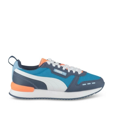 Baskets BLEU ORANGE PUMA R78 V JR