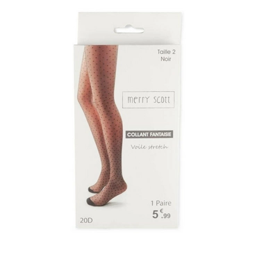 Black fancy tights MERRY SCOTT