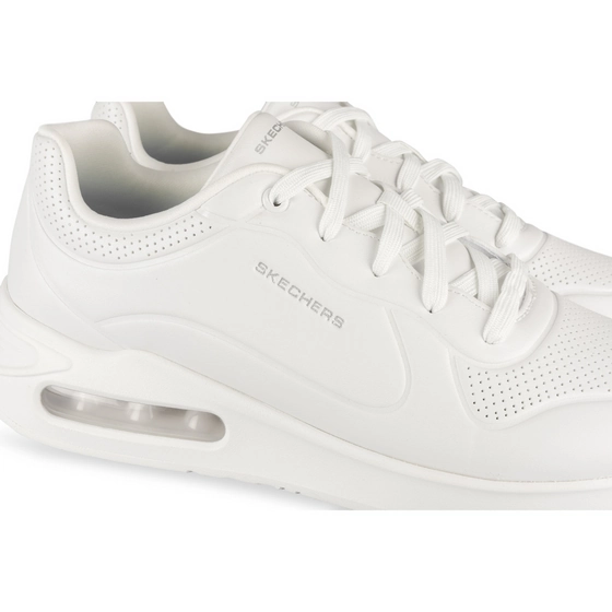 Baskets BLANC SKECHERS SOLITAIR