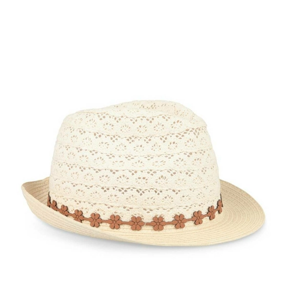 Chapeau BEIGE LOVELY SKULL