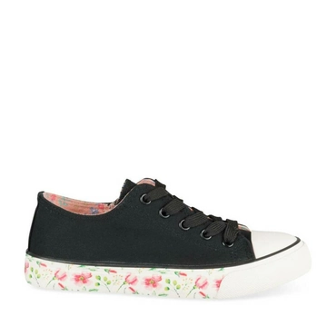 Sneakers ZWART LOVELY SKULL